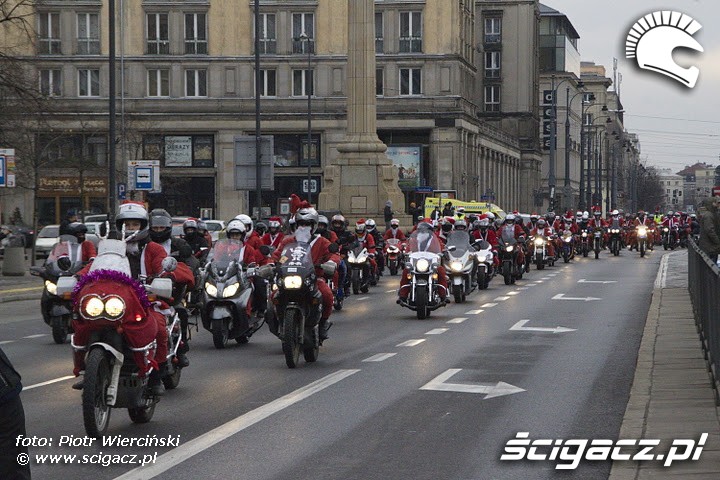 Warszawa Mikolaje na motocyklach 2011