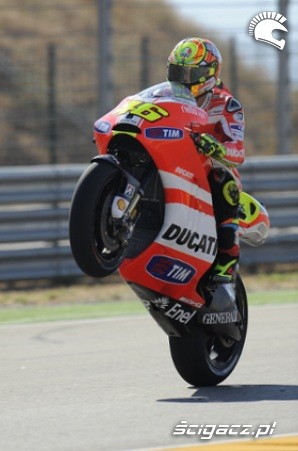 Rossi wheelie