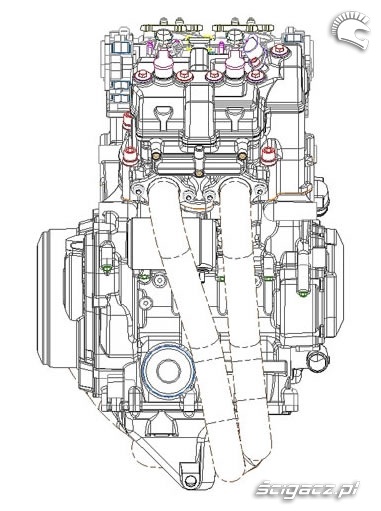 Aprilia v-4 engine