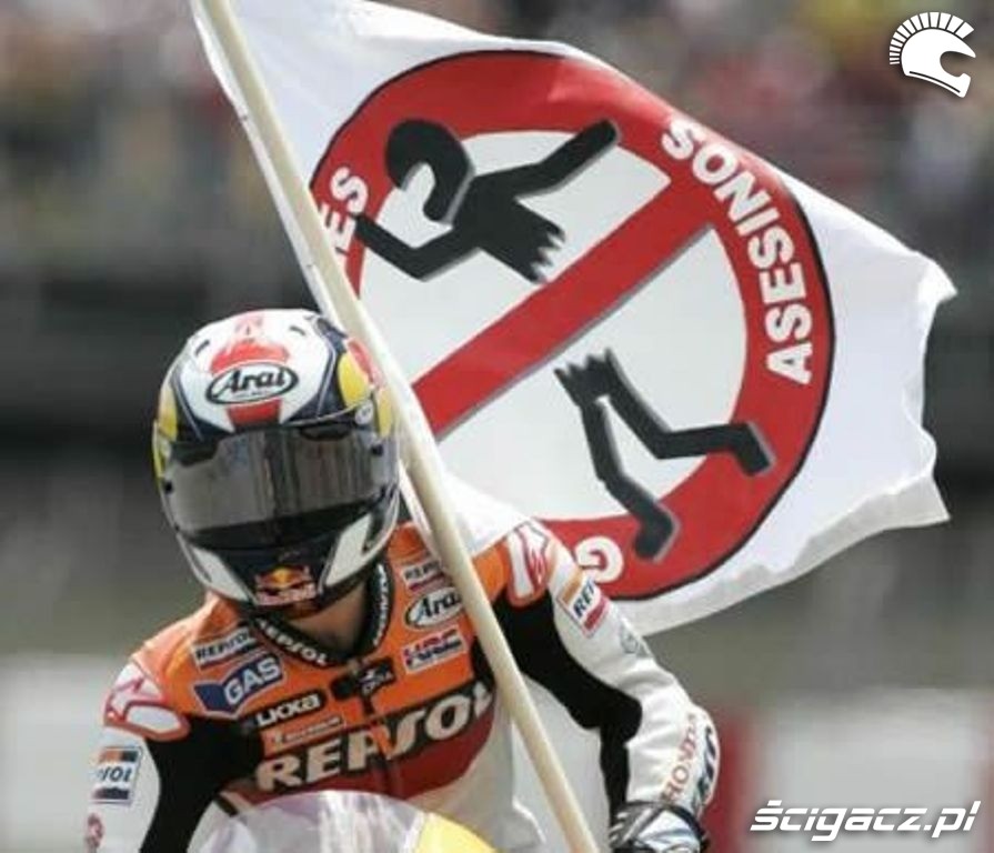 Dani Pedrosa popiera walke o bezpieczne bariery