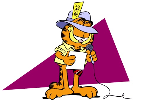 garfield dziennikarz