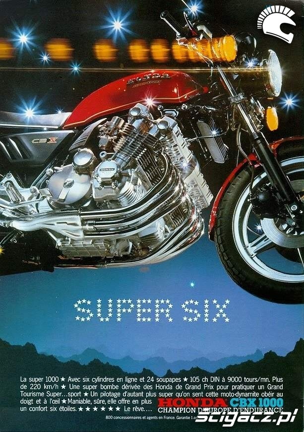 reklama silnik Honda CBX1000