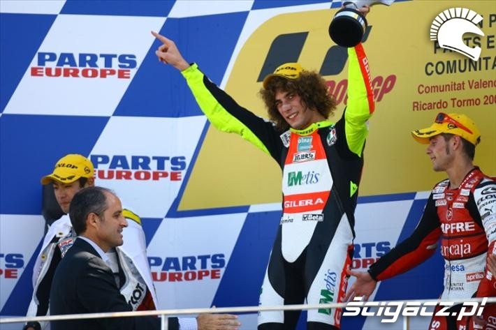 2008 Walencja Simoncelli podium