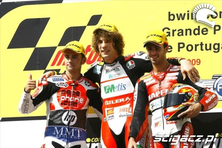 2009 Estoril Simoncelli podium