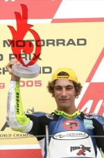 2005 Sachsenring Simoncelli zajal trzecie miejsce