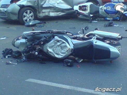 Wypadek motocyklowy legionowo II
