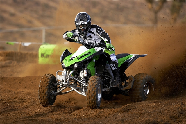 Kawasaki KFX 450R ostra jazda