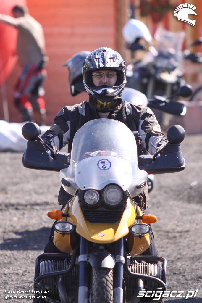 motocyklista GS Trophy 2014