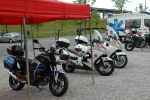motocykle ratownicze Piknik motocyklowy na bloniach Narodowego