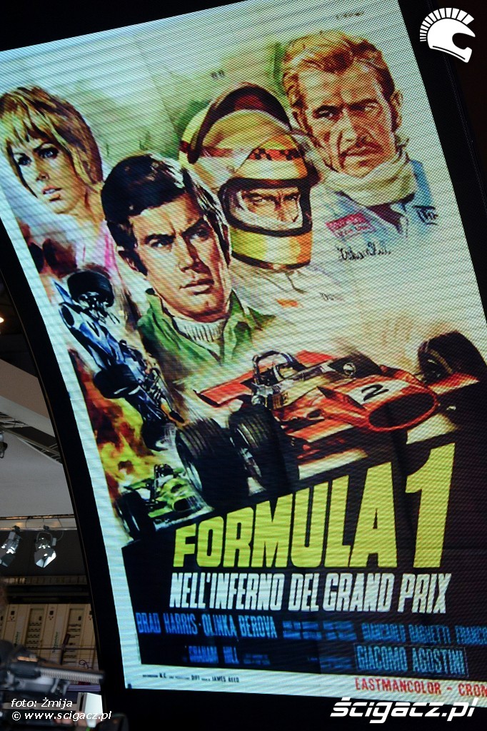 Stary plakat Formula1