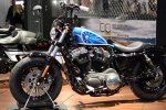 Harley Davidson blekitne malowanie