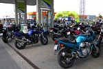 motocykle na stacji BP