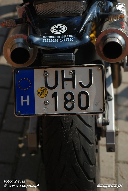 Wegierska tablica moto