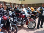 motocykle przed szpitalem