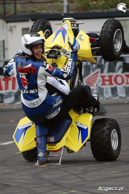 Stunt na quadzie Intermot Kolonia