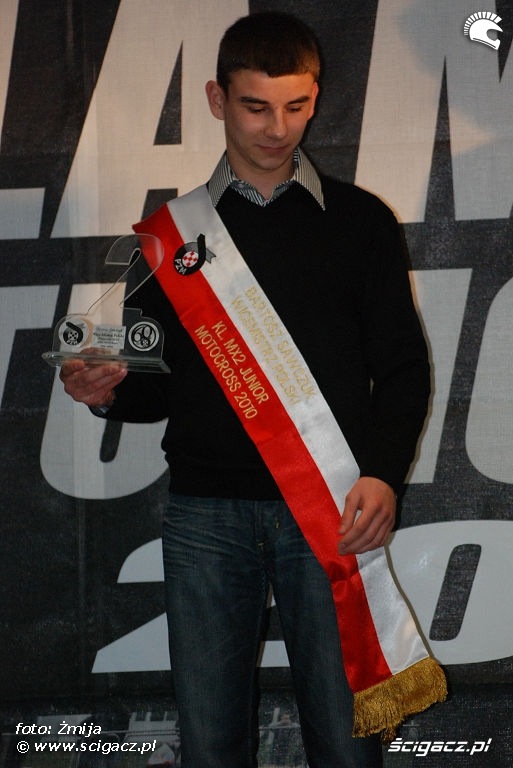 Bartosz Sawczuk Wicemistrz Polski MX2 Junior