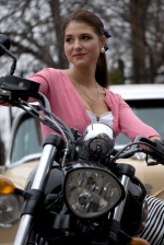 Motocykl Vitory dziewczyna