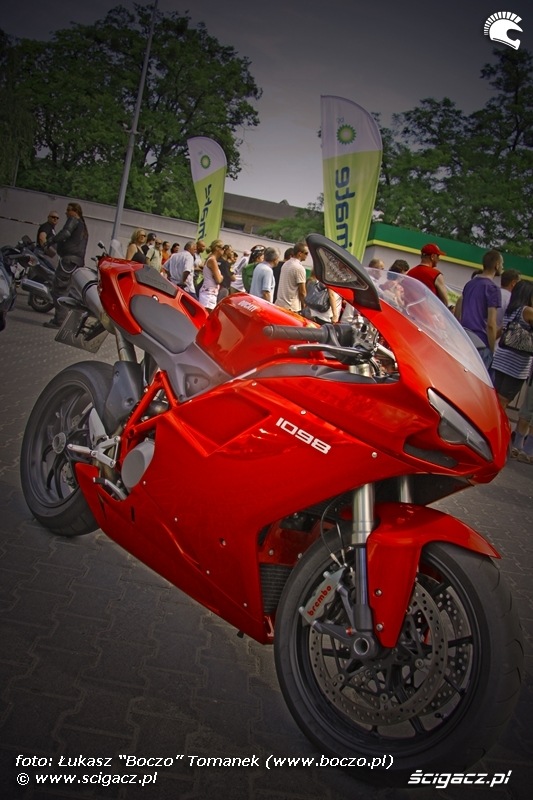 HDR Ducati 1098 Motocyklowa Niedziela na BP wroclaw