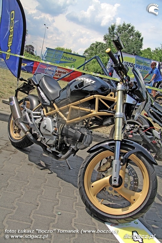 Motocyklowa Niedziela na BP wroclaw Ducati Monster M600