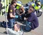pierwsza pomoc motocyklowa niedziela na BP w Poznaniu 2010