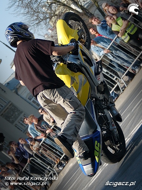 Stunt Lublin podczas akcji Motoserce