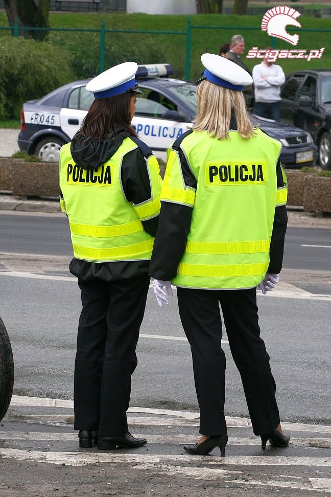 policjantki otwarcie sezonu czestochowa 2008