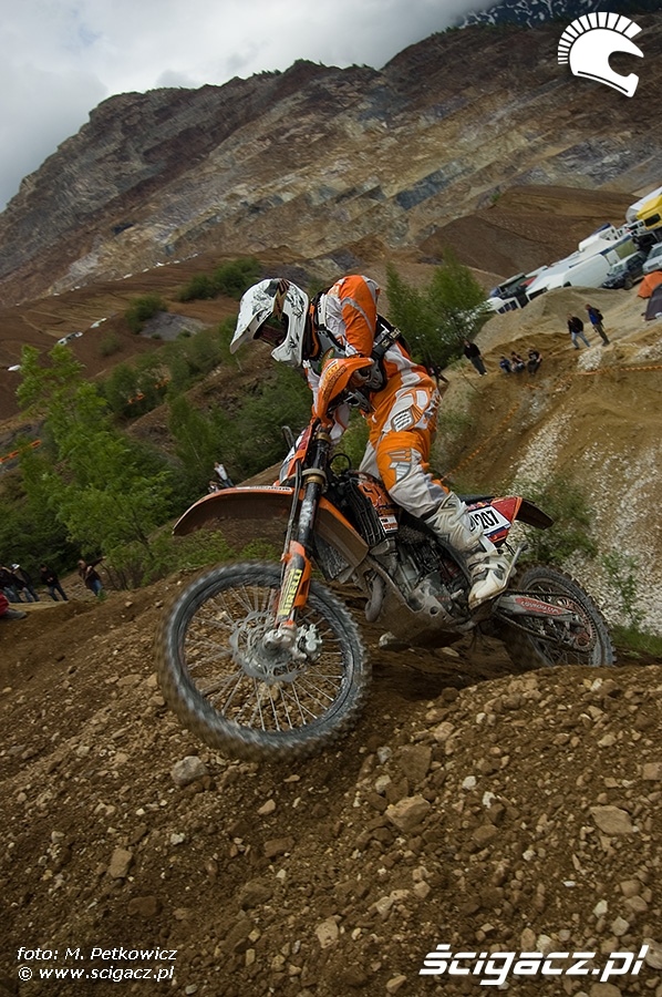 zawodnik ktm enduro cross trening