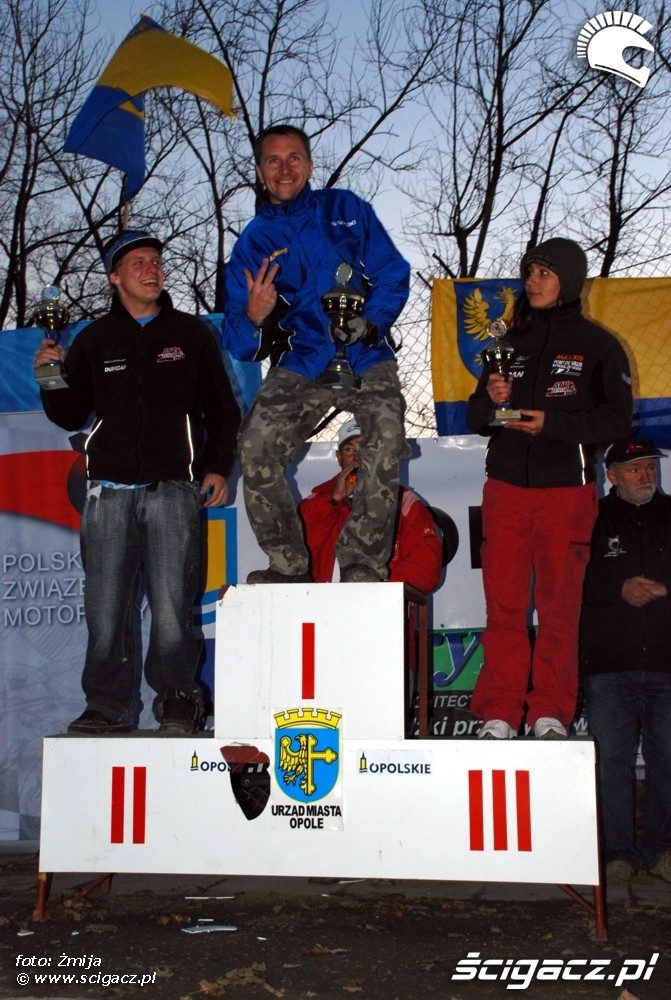 Mistrzostwa Polski Enduro 2008 zwyciezcy na podium
