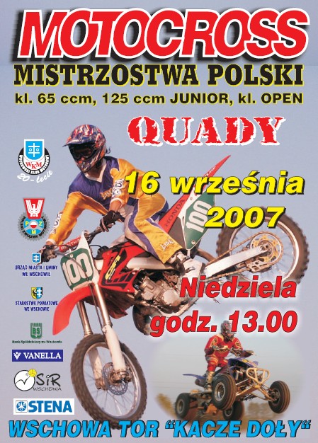 plakat IMMP Motocross