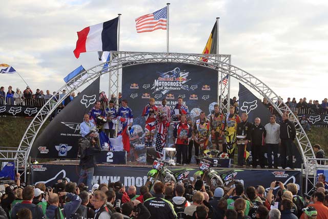 Podium MXoN