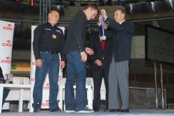 Jakub Przygonslo wreczenie medalu wicemistrza swiata fim