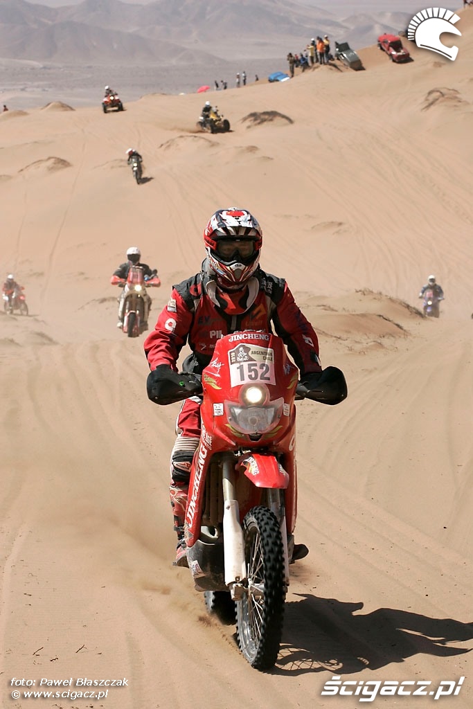 Rajd Dakar 2010 opuszcza pustynie Chinskie Enduro