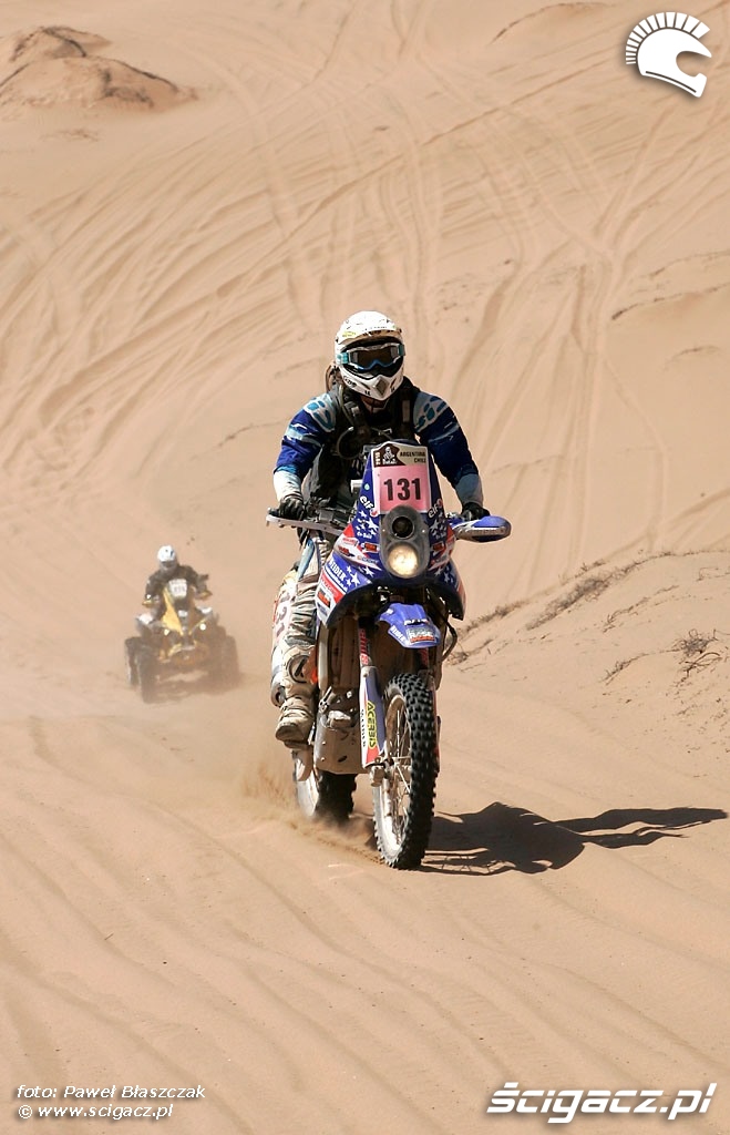 Rajd Dakar 2010 opuszcza pustynie quady i motocykle