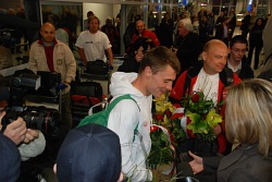 3 Jakub Przygonski Jacek Czachor ladowanie na Okeciu