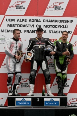 Piotr Betley podium Brno