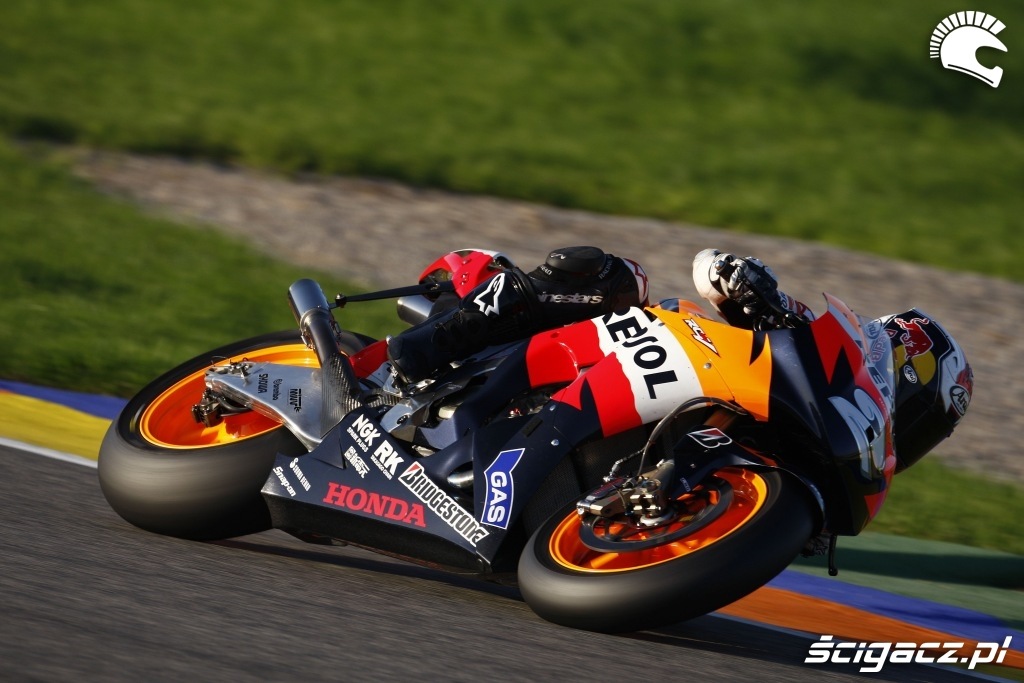 Dani Pedrosa testy Jerez