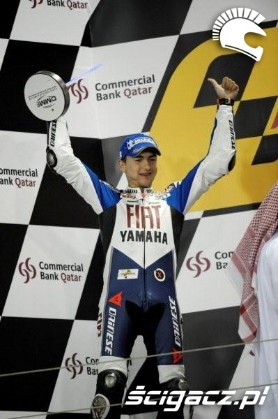 Lorenzo podium MotoGP Katar