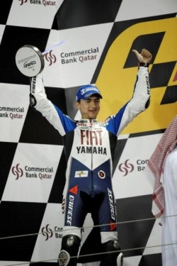 Lorenzo podium MotoGP Katar