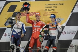 Podium MotoGP Katar