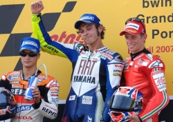 Podium Estoril MotoGP 2007