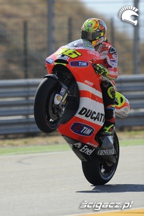 Rossi wheelie