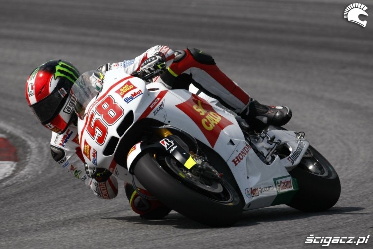 Marco Simoncelli kolano