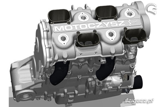 MotoCzysz C1 motor render