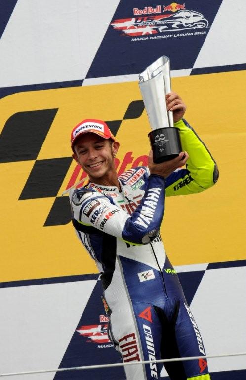 Rossi podium Laguna