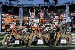 MX2 podium Mistrzostwa Swiata Brazylia