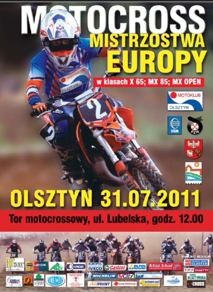 plakat mistrzostwa europy olsztyn 2011