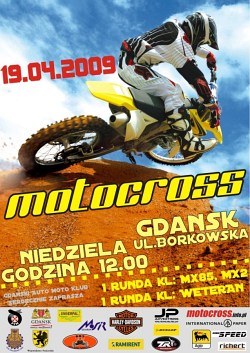 plakat motocross gdansk