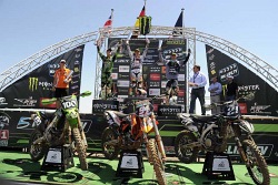 MX2 podium Mistrzostwa Swiata Hiszpania