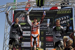 Mx1 podium Mistrzostwa Swiata Hiszpania