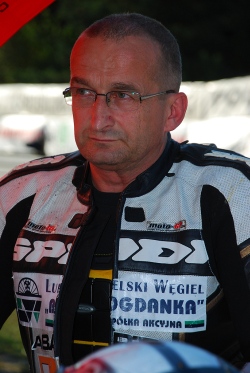 Janusz Oskaldowicz przed startem